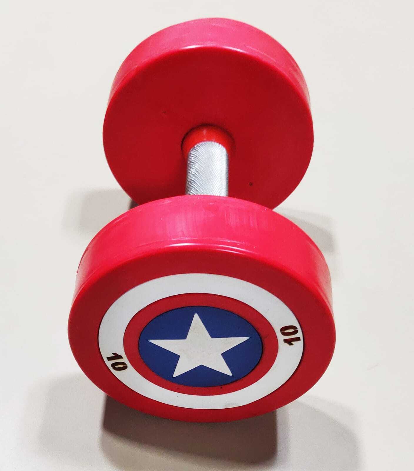 Gym Dumbbell - High Grade Metal & Rubber Weights | Advanced Double Effect Welding, Ideal For Muscle Gain, 1 Year Warranty, Durable Design