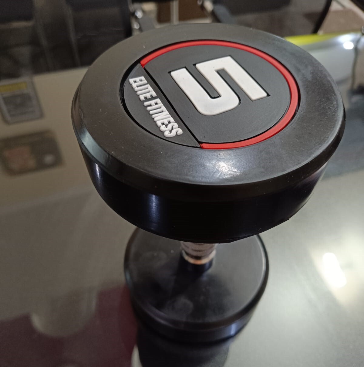 Gym Dumbbell - High Grade Metal & Rubber Weights | Advanced Double Effect Welding, Ideal For Muscle Gain, 1 Year Warranty, Durable Design