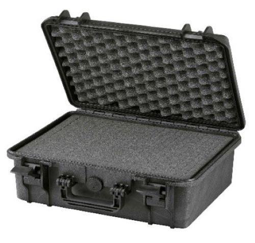 Rcps 270-2-r - Rectangular Plastic Design, 380x270x124mm Internal Dimensions, Matte Black Finish, Weighing 2.46 Kgs