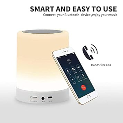 Smart Touch Led Mood Lamp - Colorful Polycarbonate Body, 7 Vibrant Colors For 7 Days Of The Week | Ideal For Home Theater And Mobile Phone Usage