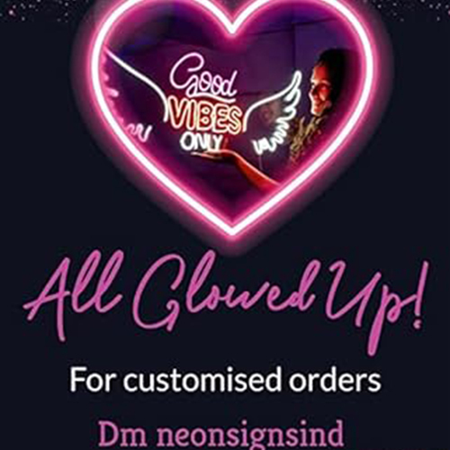 Neon Led Light - Acrylic Decorative Sign For Bedroom , Warranty Included Features For Parties And Bars