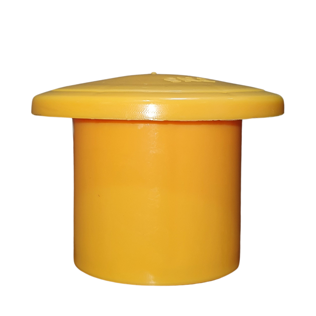Rebar Safety Cap (20-32 Mm) - Polypropylene, Yellow | Quick & Easy Installation, Secure On All Diameters, 100% Recyclable