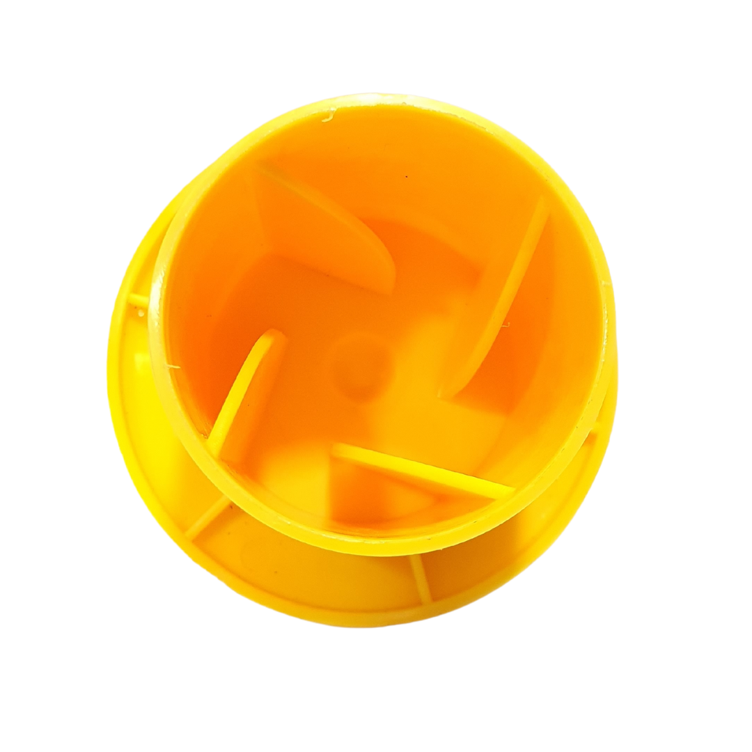 Rebar Safety Cap (20-32 Mm) - Polypropylene, Yellow | Quick & Easy Installation, Secure On All Diameters, 100% Recyclable