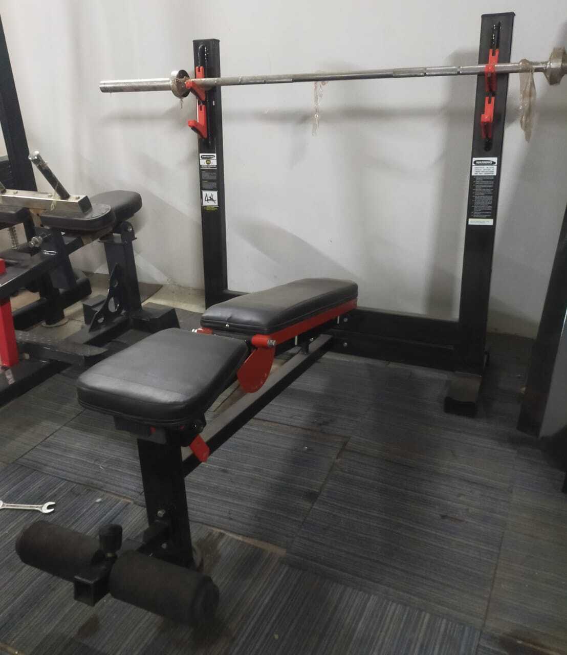 Olympic Multi Bench - Rectangular And Capsule 12 Gauge, Manual Operation With Soft Foam Seat Cover And Adjustable Features For Muscle Gain