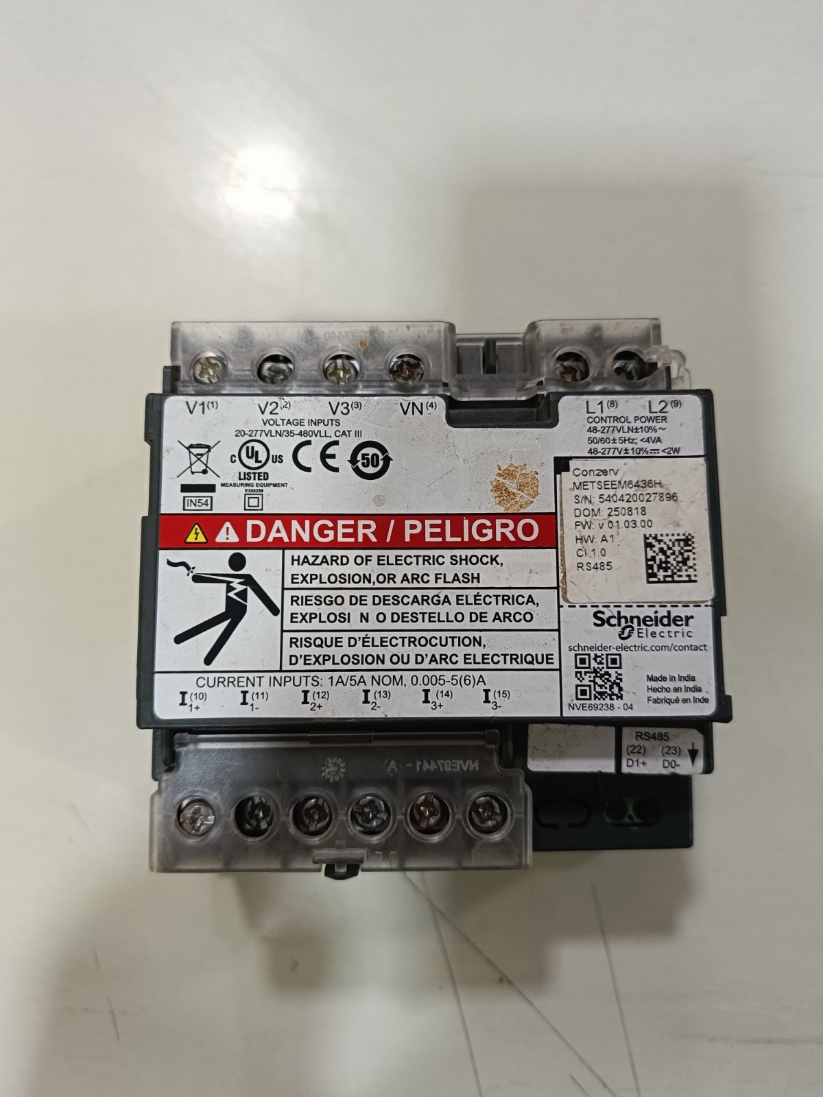 Schneider Conzerv Em6436h Muli-function Meter