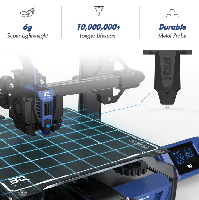 Biqu Hurakan Klipper 3d Printer - Black, Manta M4p+cb1 Control Board, Wifi Enabled | Fast Printing, Auto Bed Leveling, Quiet Operation, Diy Friendly
