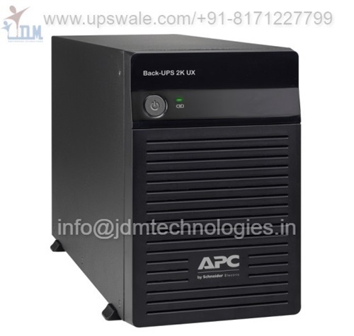 Apc 2 Kva Line Interactive Ups Bx2000uxi - Back-up Time: 15-20 Minutes