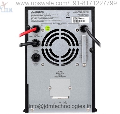 Apc Make 1 Kva Line Interactive Ups - Back-up Time: 8-10 Minutes