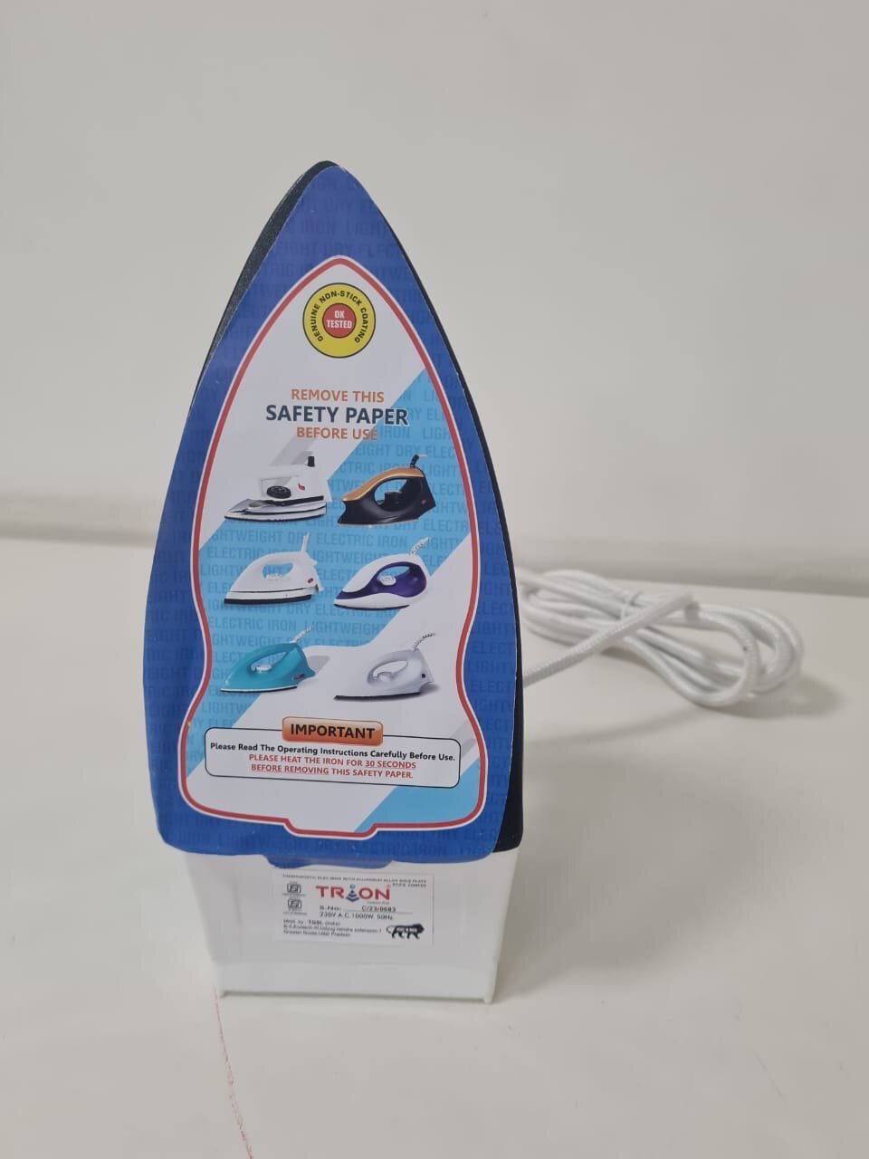Trion Iron - Capacity: 10000 Pcs/min