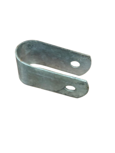 U Clamp - Mild Steel, 50x30x5 mm, Uncoated Finish | Ideal for Pipe Clamping, Light Load Support, 5 mm Hole Diameter, Industry Standard Compliance