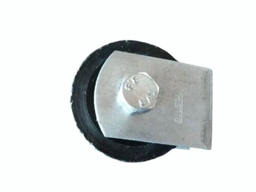 Curtain Pulley With Bearing - Metal & Rubber, 25-50mm Diameter, Ball Bearing, 5-10kg Load Capacity, Zinc Plated Finish | Ideal for Curtain Track Systems, Industrial Applications