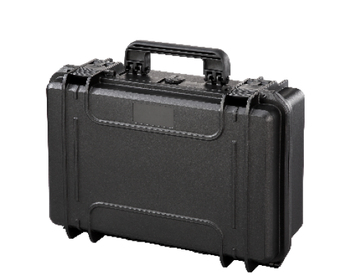 Rcps-290/1-r - Plastic Rectangular Storage Box 426x290x114/45mm | Matte Black, Weighs 2.76 Kgs