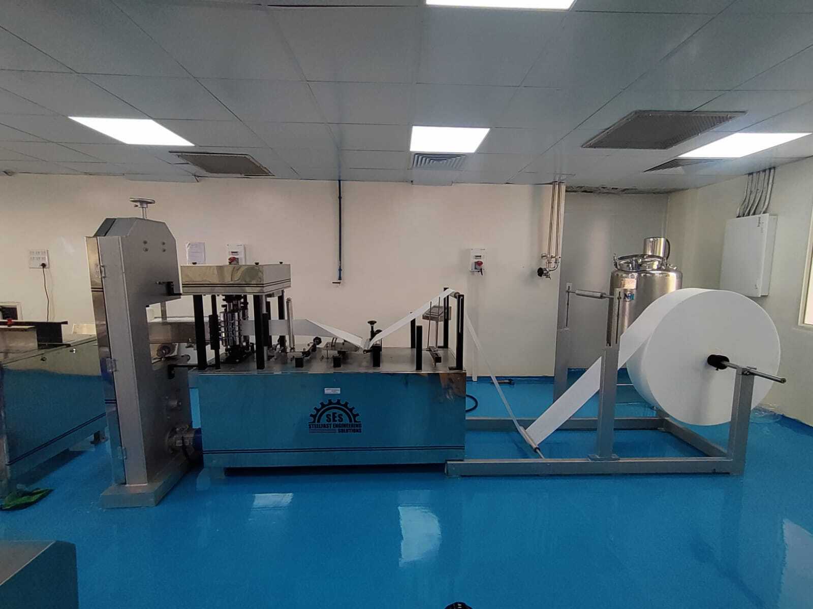 Wet Napkin Making Machine Capacity: 400-600 Pcs/min