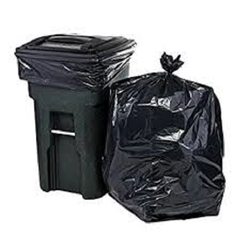 Garbage Bags - Plastic Material, Heavy-duty Design For Reliable Waste Management