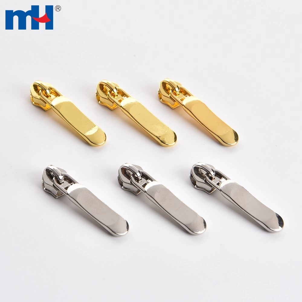 Decorative Zipper Slider Zip Slider No.8 Metal Zipper Slider Non-lock Zipper Head Slider
