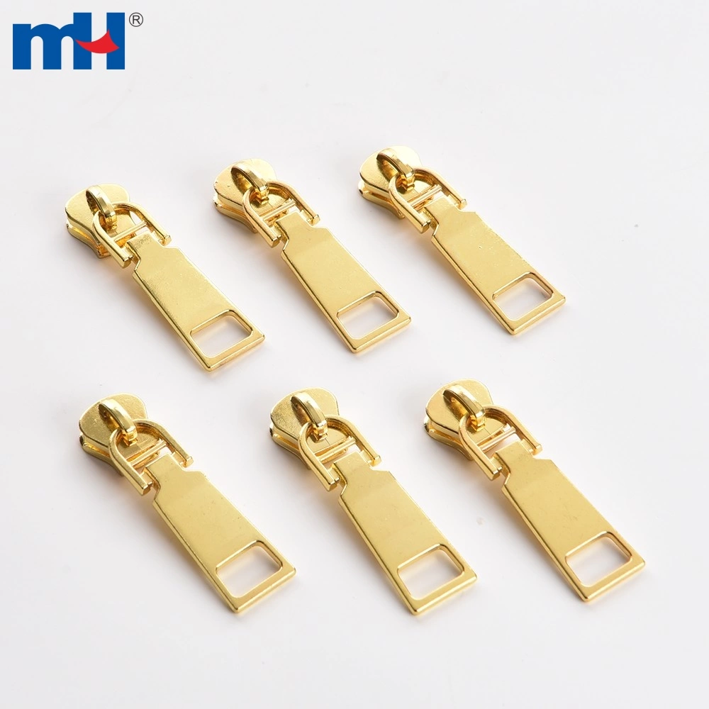 Decorative Zipper Slider Zip Slider No.8 Metal Zipper Slider Non-lock Zipper Head Slider