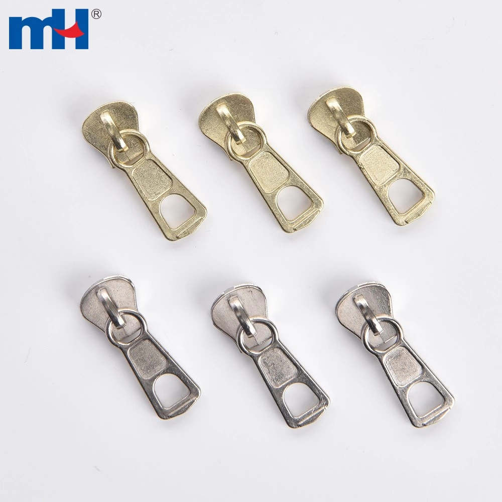 Decorative Zipper Slider Zip Slider No.8 Metal Zipper Slider Non-lock Zipper Head Slider