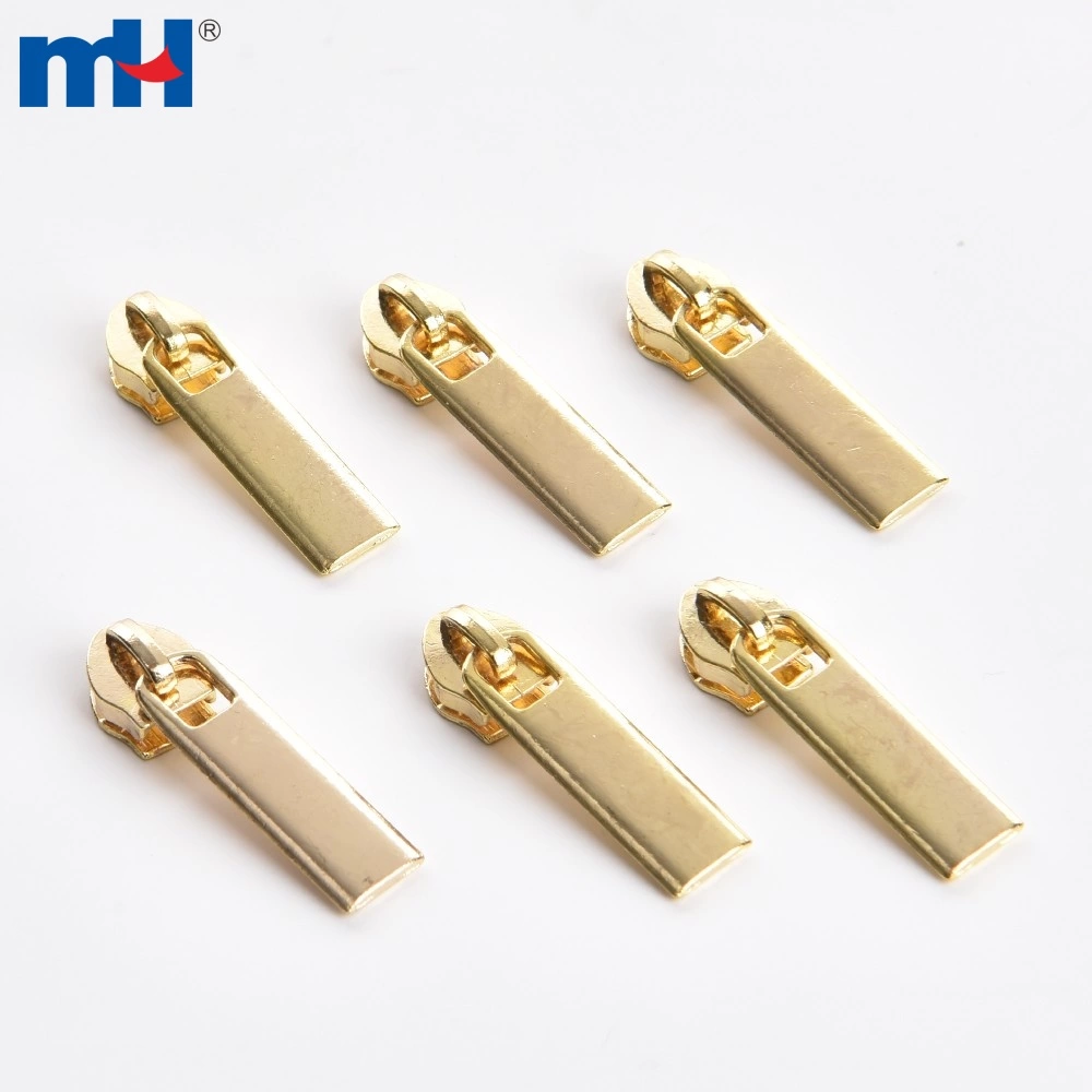 Decorative Zipper Slider Zip Slider No.8 Metal Zipper Slider Non-lock Zipper Head Slider