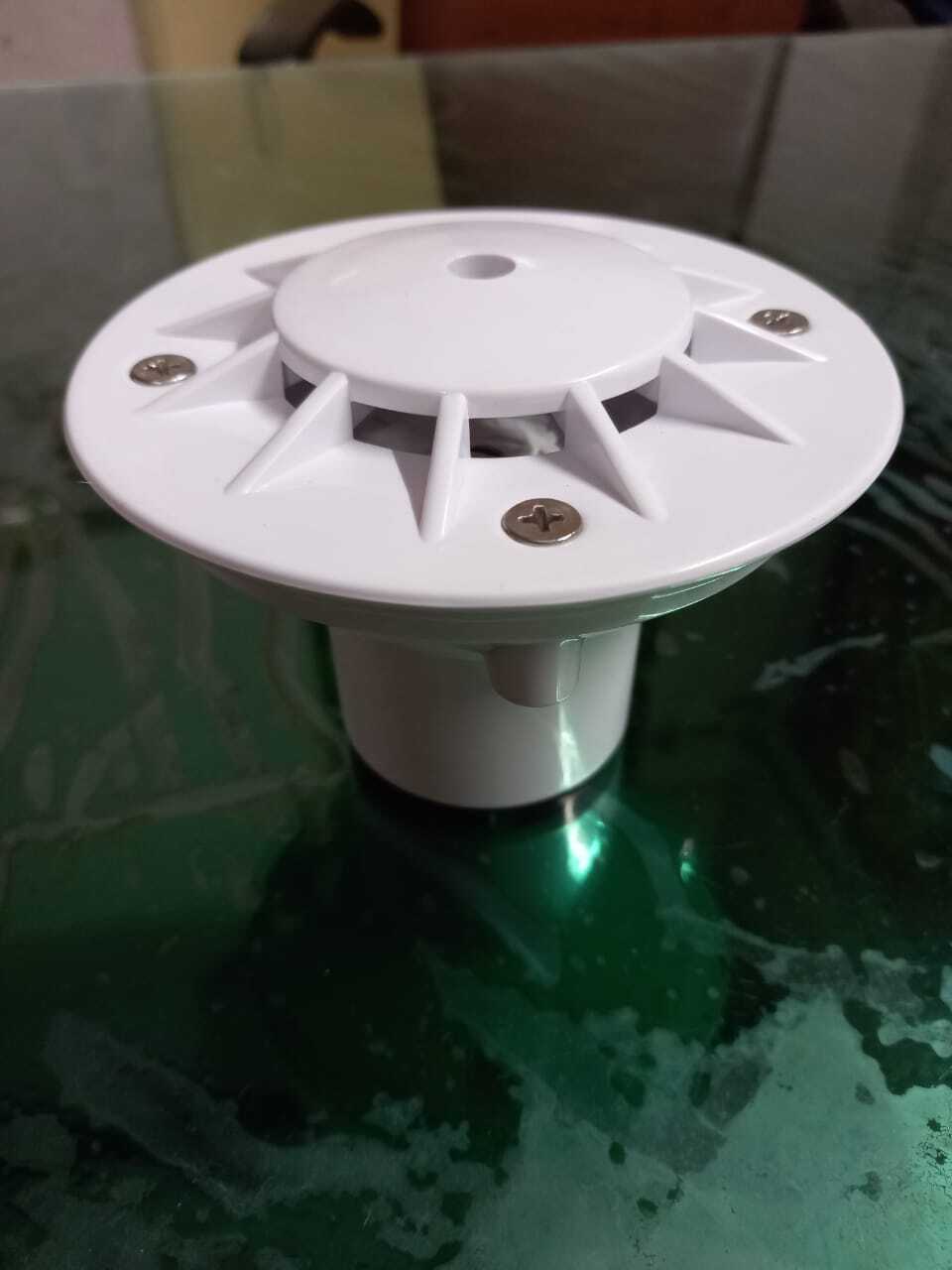 Swimming Pool Wall Inlet - Abs Material, Round Shape, White Color | Ideal For Returning Filtered Water To The Pool