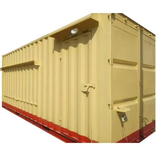 MS Portable Cabin - Steel Structure, Customizable Color | Ideal for Hotel/Restaurant Extension, Office Space, Temporary Accommodation
