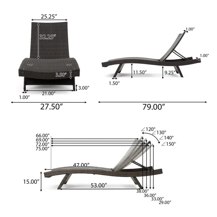 Lawn Lounger Application: Sand Beach