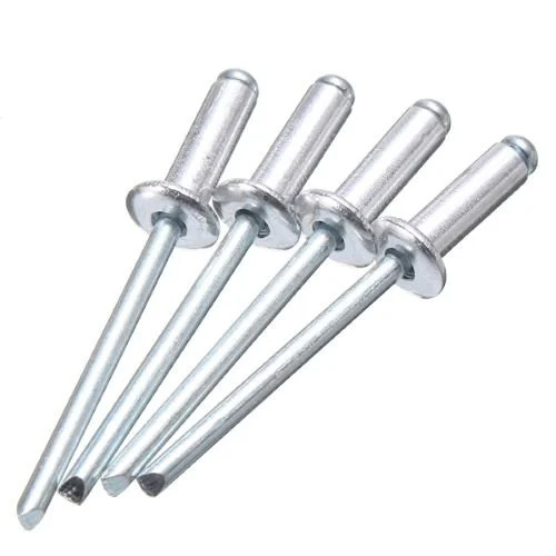 Silver Polished Open End Blind Rivet