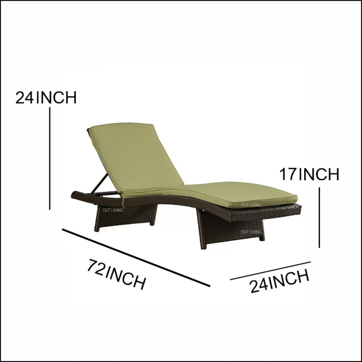 Pool Side Lounger No Assembly Required