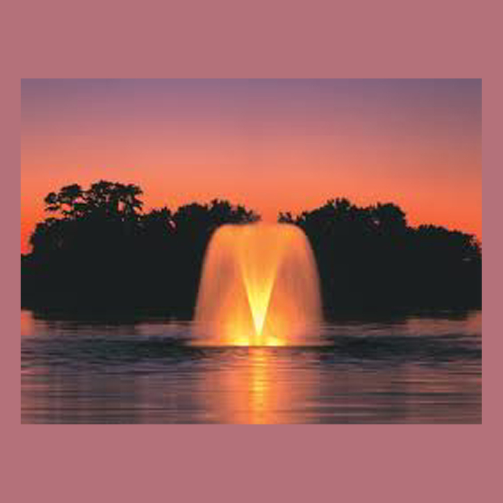 Small Floating Fountain - Stainless Steel, 3 Feet, 12 Feet Water Height | Non-music, Rgb Underwater Light, Submersible Pump, Classic Static Control, Ideal For Hotels And Landscapes