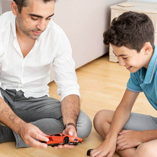 Remote Control Simulation Model Racing Toy Car - Durable Non-toxic Abs Material, 28x16x6 Cm | Lightweight Transmitter, Off-road Bumper Protection, Fun For Ages 3-11