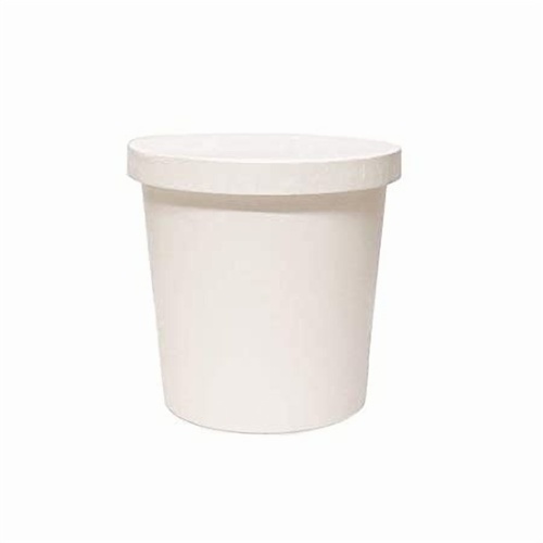 Good Quality 750Ml White Paper Tub With Lid
