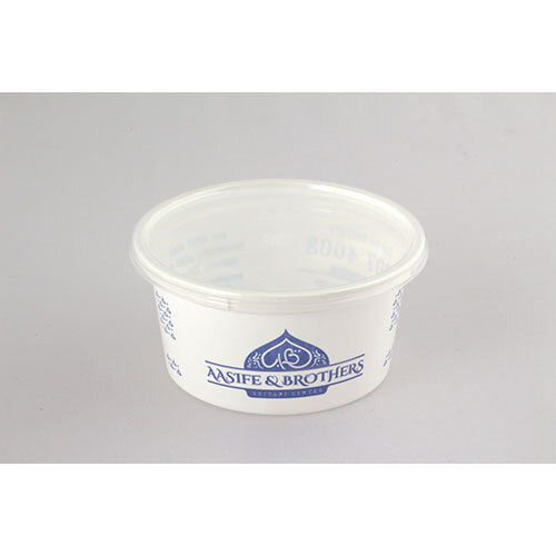 Round Box 300ml - Plastic Material, 300ml Capacity, White Color | High Quality Construction For Versatile Storage Solutions