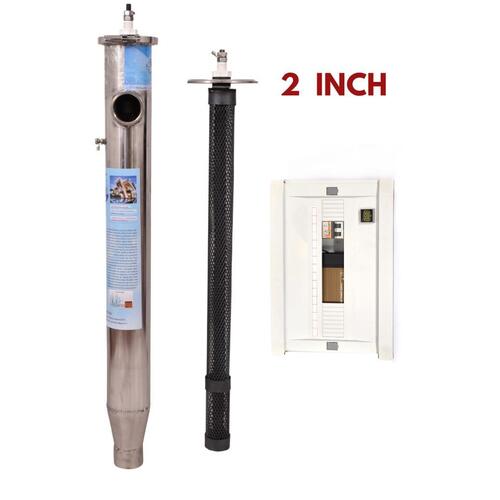 Stainless Steel 2 Inch Scale Extractor Water Softener