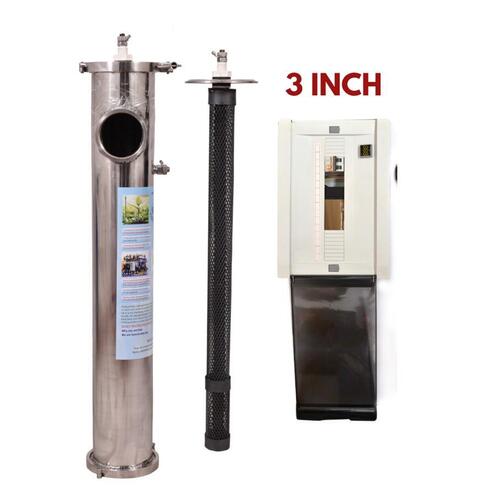 Stainless Steel 3 Inch Scale Extractor Water Softener