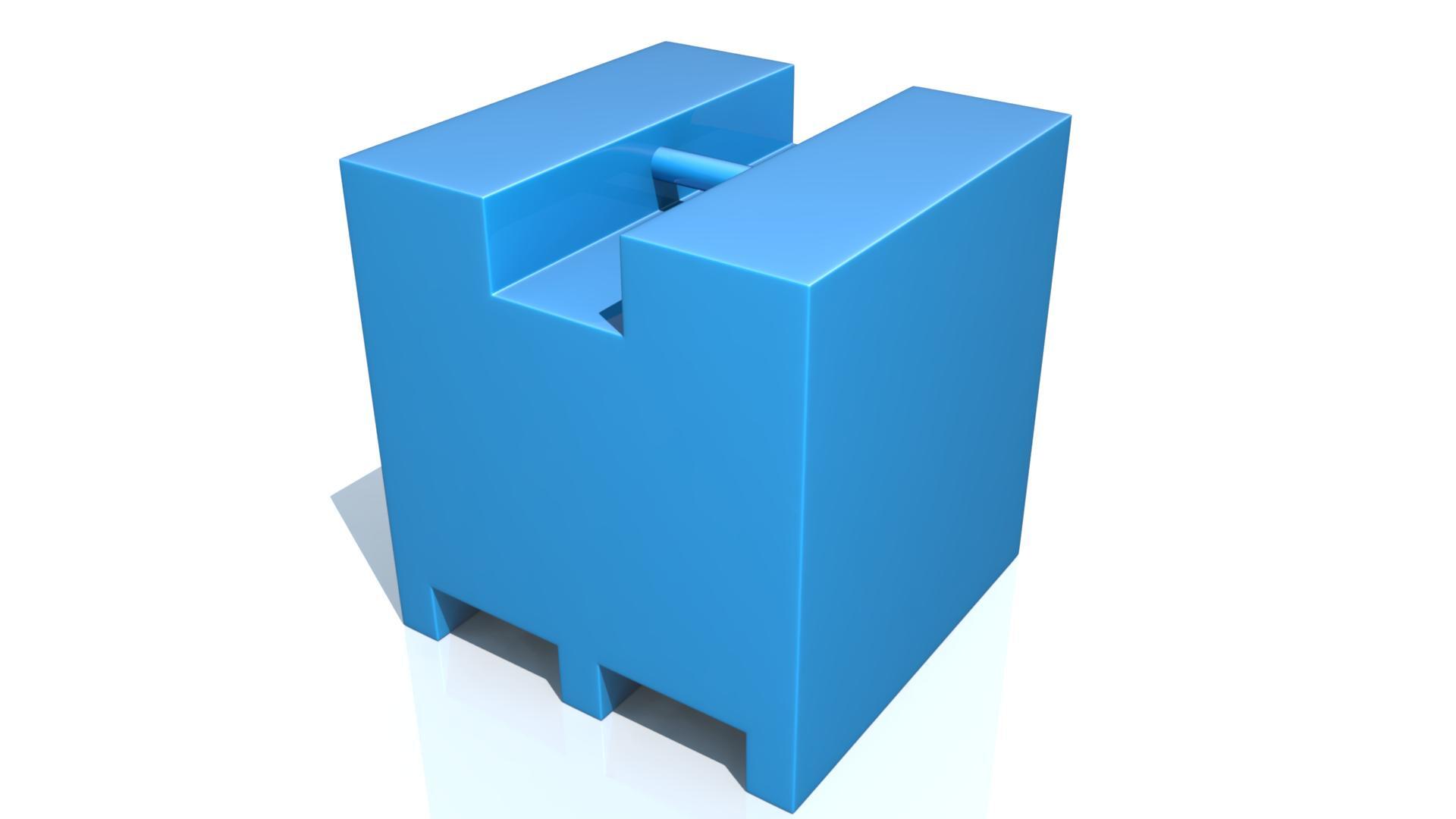 1 Ton Test Weight - Color: Blue