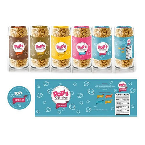 Private ConfectioneryLabel - Adhesive Sticker Tape, Custom Shape & Color, Perfect for Tailored Branding in Confectionery Packaging