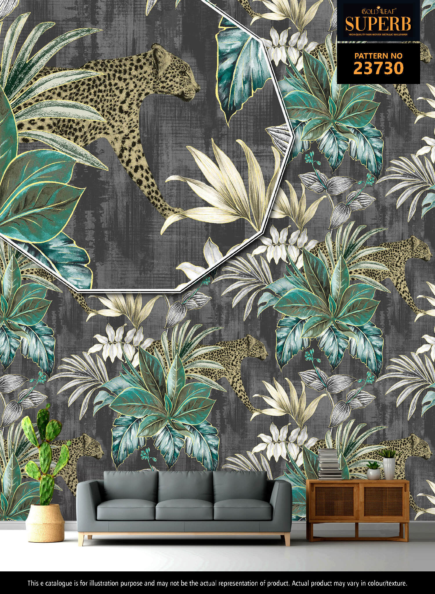 Metallic Wallpaper 4 - Material: Pvc