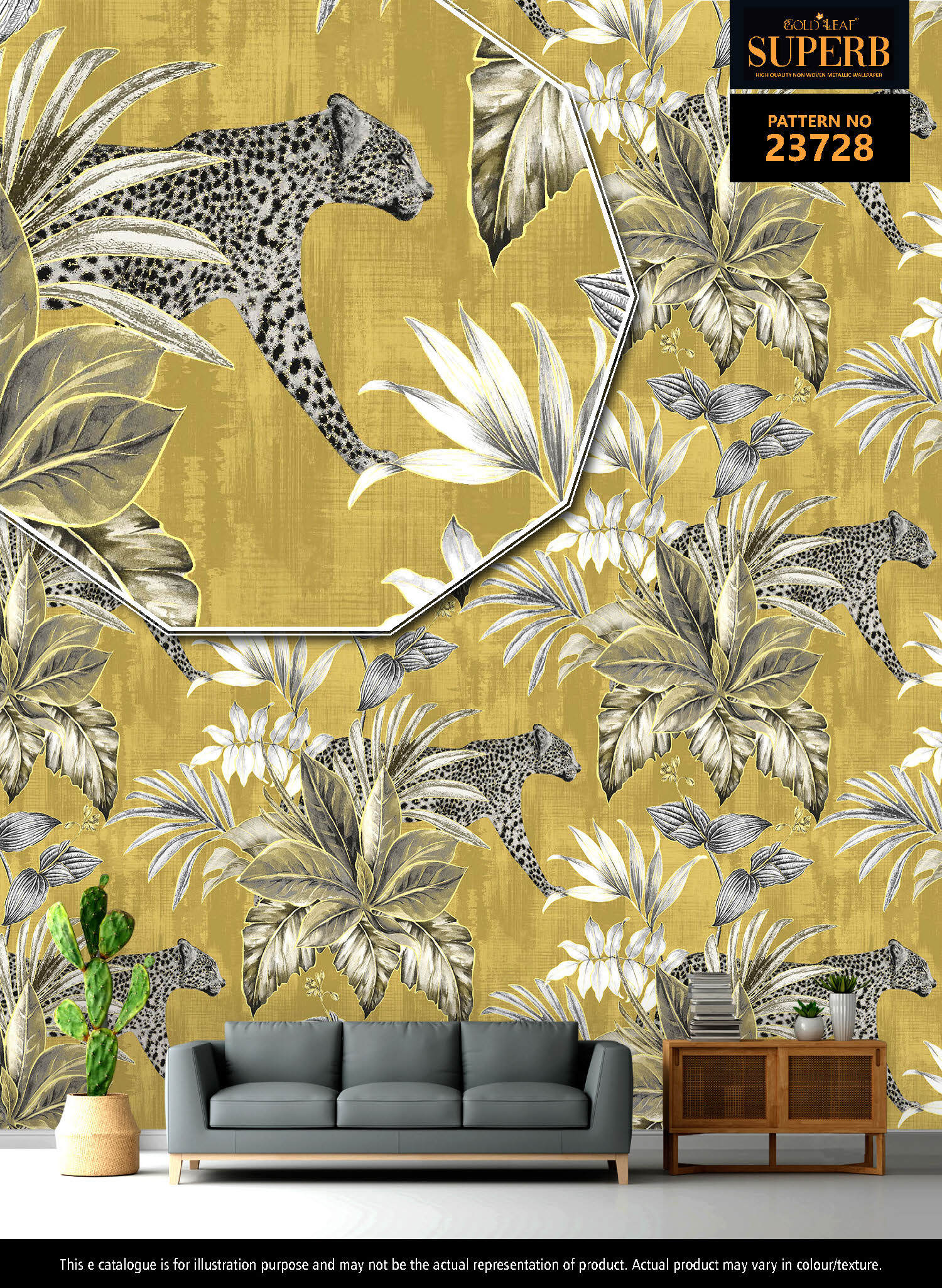 Metallic Wallpaper 4 - Material: Pvc