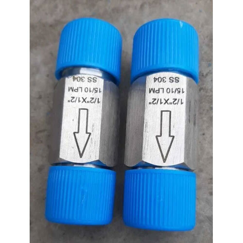 एसएस 202 फ्लो कंट्रोल वाल्व