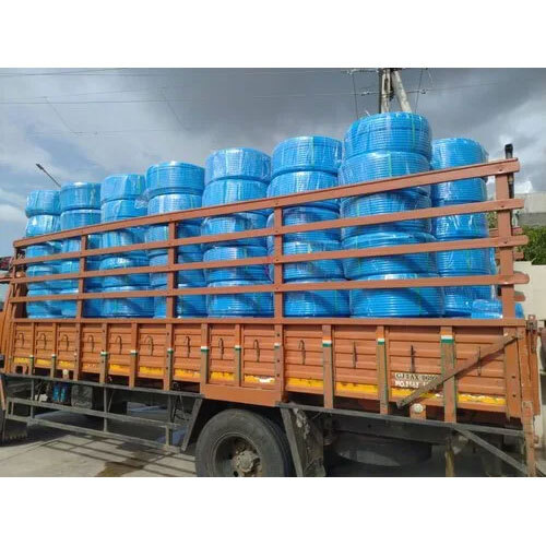 Mdpe Pipe Waterzone - Hdpe Round Pipe, 3 Meter Thickness | Blue, Ideal For Water Supply Applications