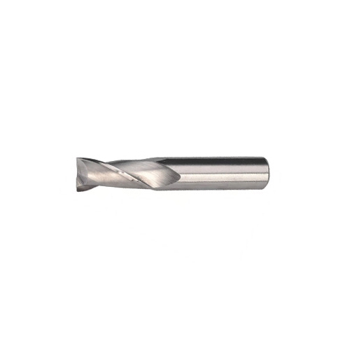 Two Flute End Mills - Color: Silver