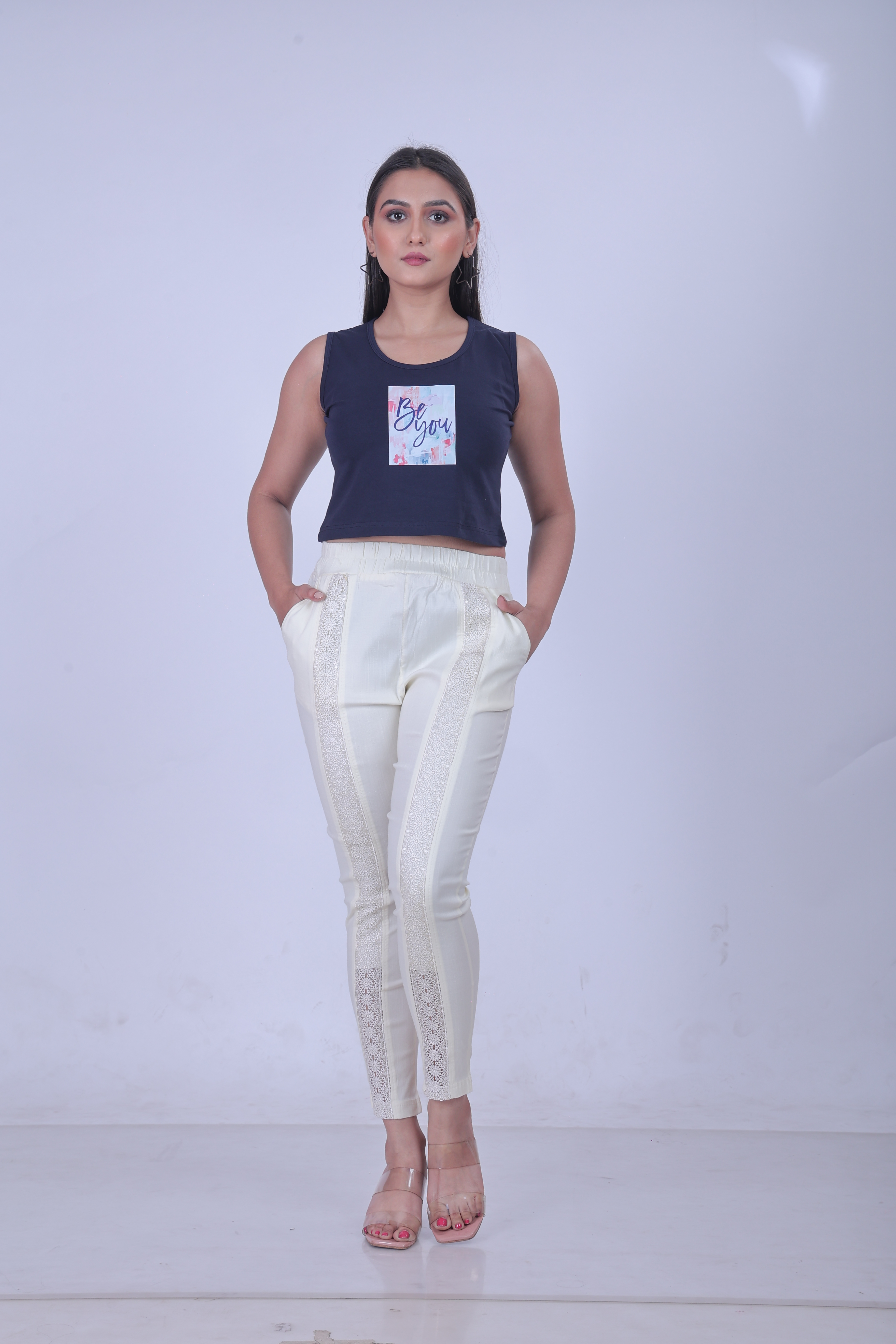 Mid Lace Pant - Color: Available In Various Colors