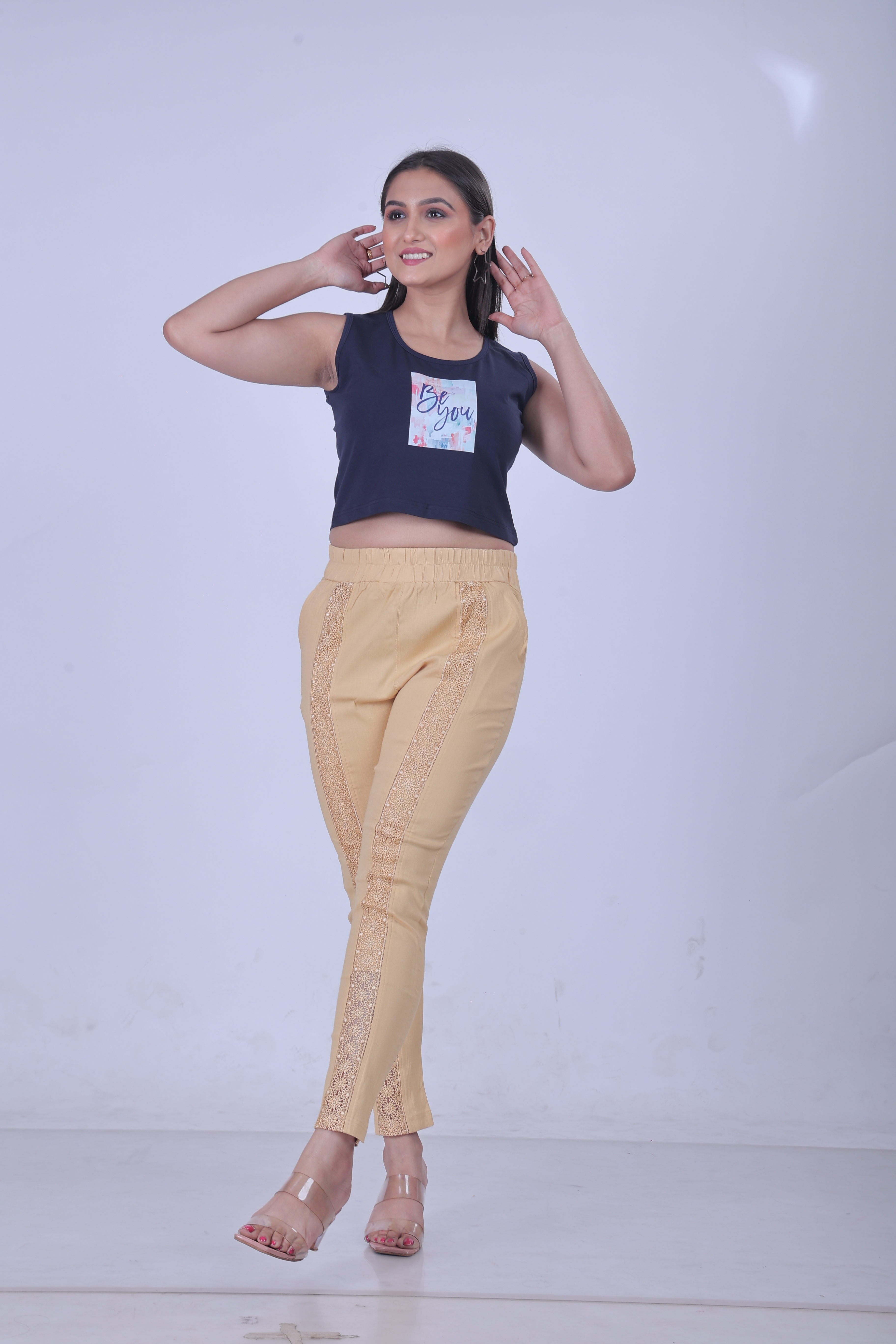 Mid Lace Pant - Color: Available In Various Colors