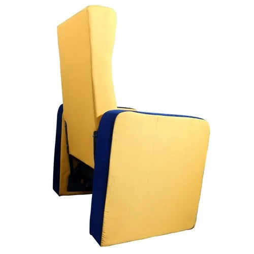 Push Back Theater Chair - 28 Inches Fabric And Metal Frame Available In Multiple Thicknesses