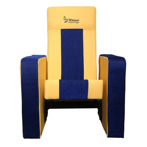 Push Back Theater Chair - 28 Inches Fabric And Metal Frame Available In Multiple Thicknesses