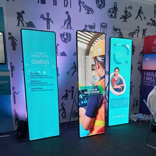 Led Video Standee Application: Outdoor
