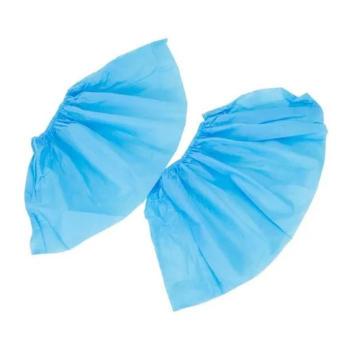 Non-Woven Shoe Covers - Durable Polypropylene, Elasticized Fit, Non-Slip Sole, Lightweight and Disposable