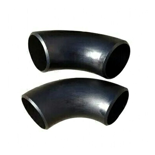 Seamless Mild Steel Elbow - Mild Steel, Different Thickness Options, Sleek Black Color, Polished Surface Treatment | Warranty Included