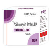 Brithro-500 Azithromycin Tablets Ip General Medicines