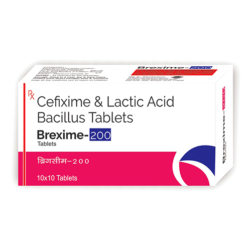 Cefixime And Lactic Acid Bacillus Tablets By Brit Life Science