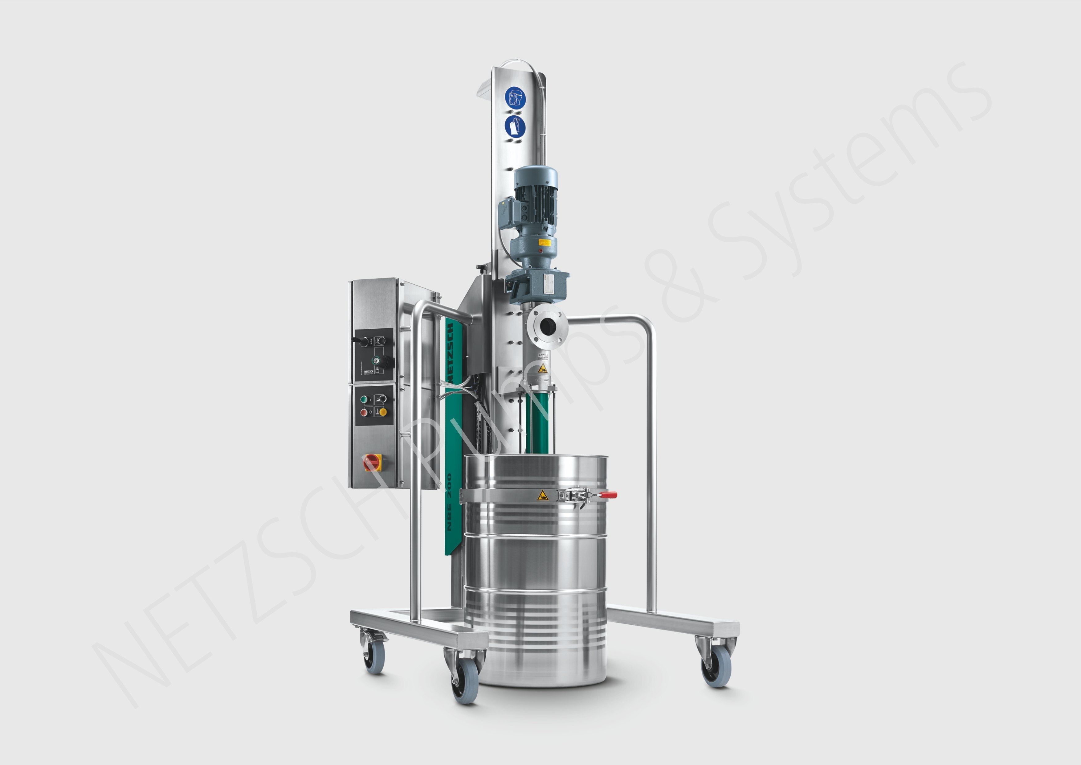 Green Barrel Emptying Pump Systems
